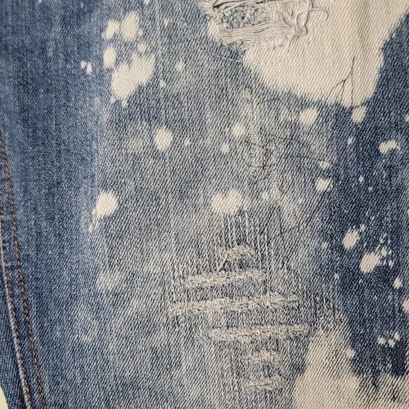 GS-115 Boys Jeans Size 14 Acid Wash Distressed‎ Straight Grunge - Picture 9 of 9